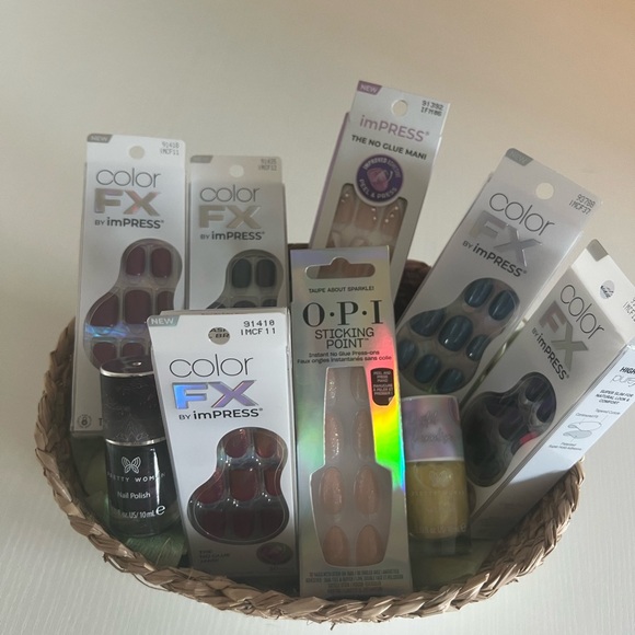 imPRESS Accessories - New Nail Bundle! - imPRESS Color FX Nail Sets, OPI, 2 nail polishes.